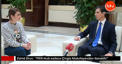 Zahid Oruc: "PEN klub sadəcə Çingiz Abdullayevdən ibarətdir" (VİDEO)