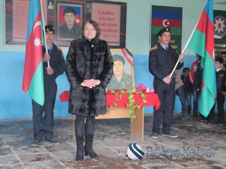 Bərdədə şəhidin doğum günü adını daşıyan məktəbdə anıldı- FOTO