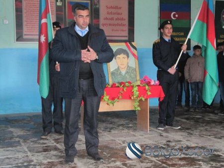 Bərdədə şəhidin doğum günü adını daşıyan məktəbdə anıldı- FOTO