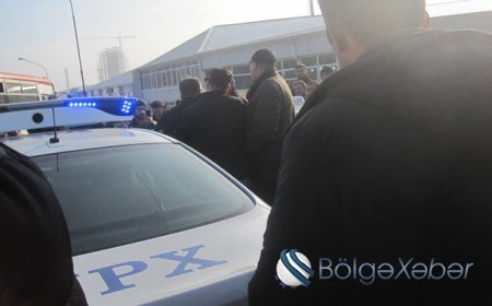 Polislə Qarabağ əlili əlbəyaxa oldu — VİDEO