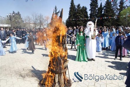 Cəlilabadlılar Novruzun gəlişini böyük sevinclə bayram ediblər-FOTO