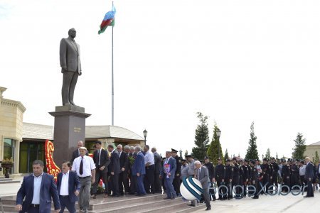 Füzulidə Heydər Əliyevin anadan olmasının 93-cü ildönümü qeyd olundu - FOTOLAR