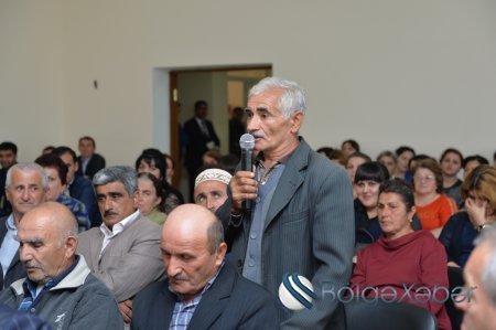 Taleh Qaraşov Xanbulan kəndində qəbul keçirdi - FOTO