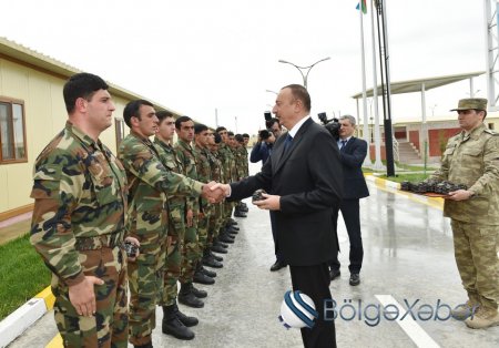 Ali Baş Komandan, Prezident İlham Əliyev Tərtər rayonundakı “N” saylı hərbi hissədə olub Ali Baş Komandan, Prezident İlham Əliyev Tərtər rayonundakı “N” saylı hərbi hissədə olub