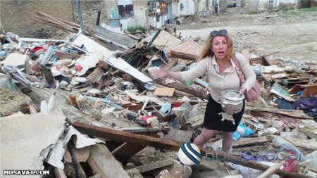 “Sovetski”də qadının evini kompensasiya ödəmədən dağıtdılar - FOTO