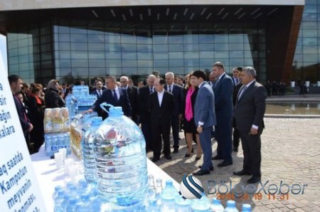 Şəmkirin icra başçısı su biznesinə başladı-FOTO