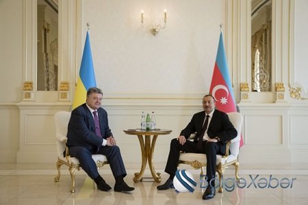Azərbaycan və Ukrayna prezidentləri arasında görüş başlayıb-FOTOLAR