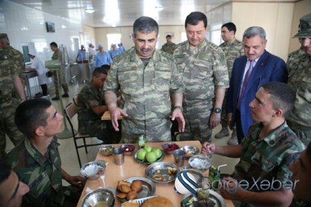 Cəbhəboyu zonada yerləşən daha bir yeni hərbi hissə istifadəyə verilib-FOTO