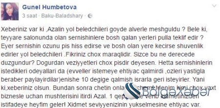 Azərbaycanlı aparıcı AZAL-ı biabır etdi - FOTO
