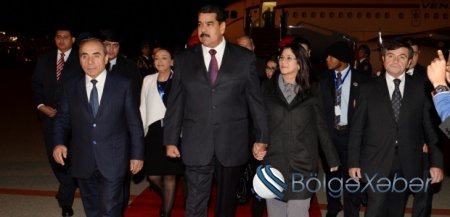 Venesuela prezidenti Azərbaycana rəsmi səfərə gəlib