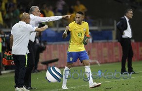 Neymar yığma komandada 50-ci qolunu vuraraq Pele və Ronaldoya çatıb