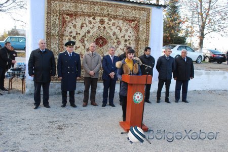 Tərtərin Seydimli kəndinə təbii qaz verildi - FOTOLAR