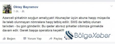“Azercell” FHN-idə boğaza yığdı - FHN-nin mətbuat katibi “Azercell”-i abırsızlıq etməkdə günahlandırdı — FOTO 