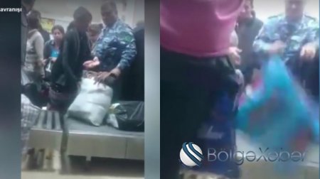 Gömrük işçisinin vətəndaşlarla qeyri-insani davranışı kameraya düşdü (VİDEO)