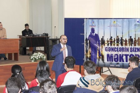 Nərimanov rayonunda “Gənclərin Biznes Məktəbi” layihəsinin bağlanış mərasimi keçirilib-FOTO