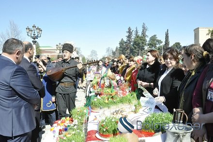 Bərdədə Novruz bayramı ilə bağlı silsilə tədbirlər keçirilib-FOTO