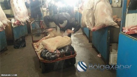 “8-ci kilometr” bazarında murdar ət satışı ilə bağlı ŞOK VİDEO - FOTOLAR