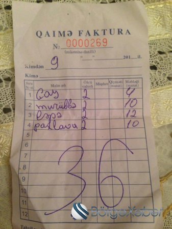 Bulvardakı çay süfrəsinə elə bir “şot” gəldi ki... - FOTO