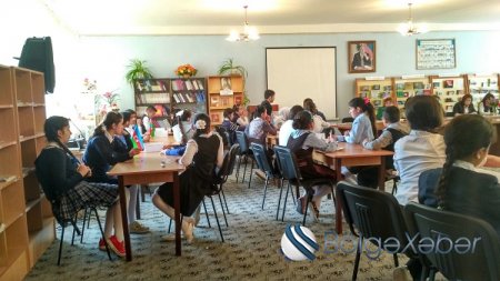 “Məntiq və maraq” rubrikasında şagirdlər arasında intellektual oyunun yekun turu keçirildi-Bərdədə