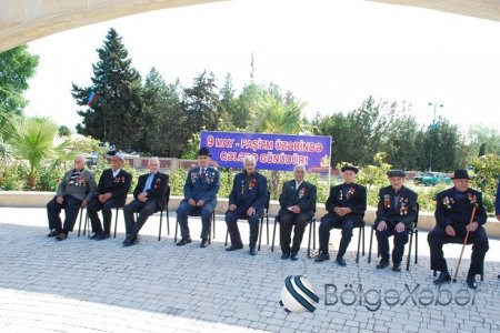 Tərtərdə alman faşizmi üzərində qələbənin 72-ci ildönümünə həsr olunmuş umumrayon tədbiri keçirilib-FOTO