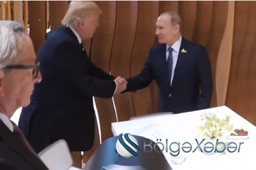 Trampla Putinin ilk qarşılaşması – VİDEO