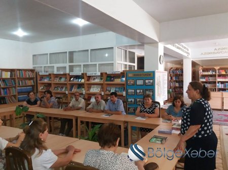 Bərdə rayon MKS-də yeni kitabların təqdimatı keçirilib-FOTO Bərdə rayon MKS-də yeni kitabların təqdimatı keçirilib-FOTO