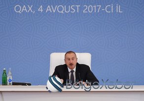 Prezident İlham Əliyev: “Azərbaycan indi dünya üçün qaz təchiz edən etibarlı ölkəyə çevrilib”
