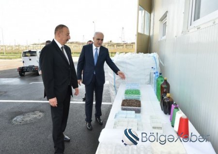 Prezident Balaxanı Sənaye Parkının açılışında iştirak edib - FOTOLAR