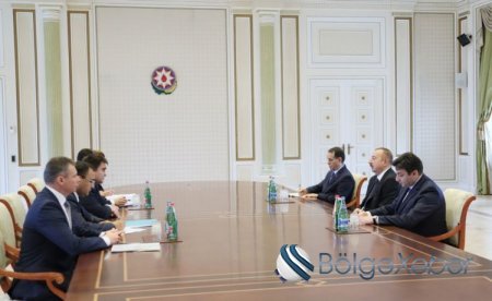 Azərbaycan prezidenti Ukraynanın xarici işlər nazirini qəbul edib