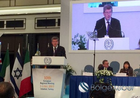 Səlim Müslümov BƏT-in 10-cu Avropa Regional İclasında çıxış edib-FOTO Səlim Müslümov BƏT-in 10-cu Avropa Regional İclasında çıxış edib-FOTO