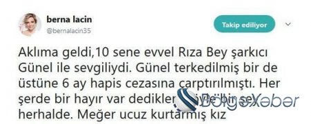 Türkiyəli aparıcı: Günel Rzadan canını yaxşı qurtarıb