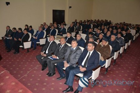 Tərtərdə torpaqlardan istifadəyə və onların mühafizəsinə dair işgüzar forum keçirilib