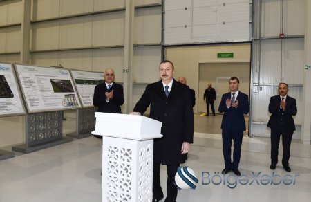 Azərbaycan Prezidenti Sumqayıt Kimya Sənaye Parkında olub - FOTOLAR