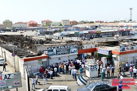 Azərbaycanlı milyonçuların bazarı yandı -VİDEO