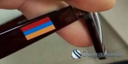 Azərbaycanda üzərində Ermənistan bayrağı olan eynək satılır (VİDEO)
