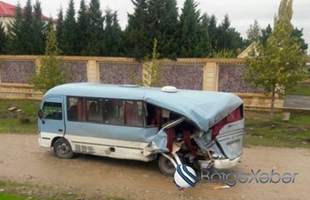 Quba yolunda avtobus qəzası - Ölən və yaralanan var + Video