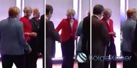 Merkel Tereza Meyi pərt etdi (VİDEO)