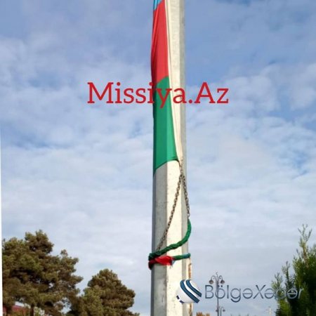 Zərdabda bayrağımıza qarşı hörmətsizlik – Bayraq Meydanından FOTOLAR