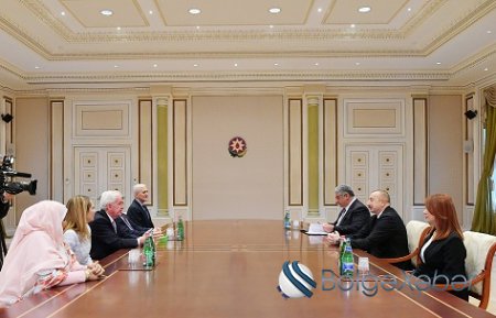 Prezident İlham Əliyev Ümumdünya Antidopinq Agentliyinin prezidentini qəbul edib