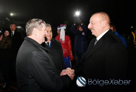 Prezident İlham Əliyev Belarusda rəsmi səfərdədir - FOTO