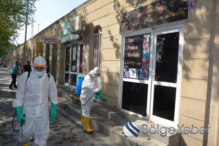 Tərtər rayonunda dezinfeksiya işləri davam etdirilir