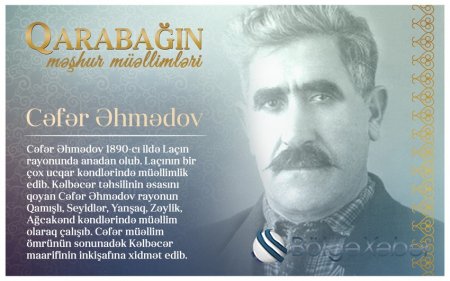 "Qarabağın məşhur müəllimləri" - Cəfər Əhmədov