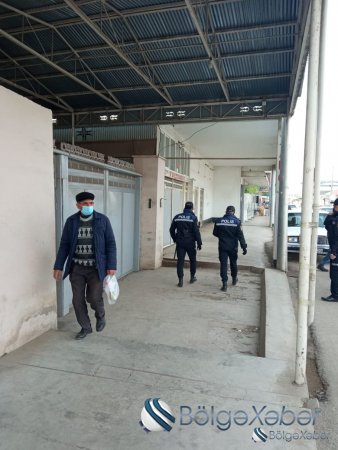 Sabirabad polisi karantin qaydalarına riayət olunmasına ciddi nəzarət edir
