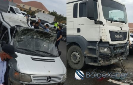Bakıda ağır qəza: Ölənlər və yaralılar var - FOTO