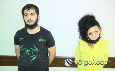 Bakıda narkotik satan qadın və tanışı saxlanılıb-VİDEO