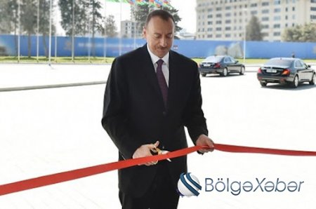 Prezident İlham Əliyev Sumqayıt Məhkəmə Kompleksinin açılışını edib
