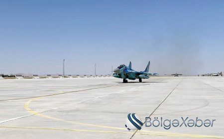 Azərbaycan və Türkiyə qırıcıları şərti düşmənin hədəflərinə zərbələr endirdi