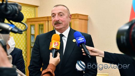 Prezident iranlı jurnalistin Azərbaycan dilində sualına belə cavab verdi (VİDEO)