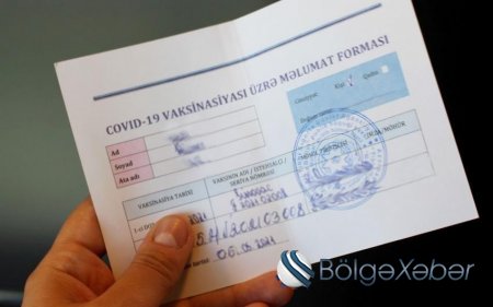 Saxta COVID-19 pasportu satan vəzifəli şəxslərə cinayət işi açıldı