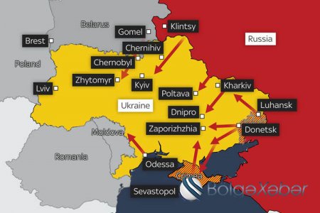 Rusiya Ukraynaya fevralın 16-da hücum edəcək?
